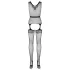 Obsessive F217 - completo rete fantasia fiocco raso - nero S-L