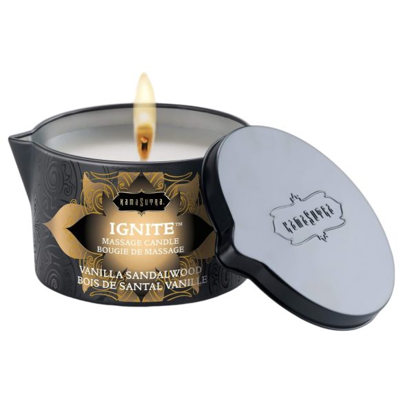 Kama Sutra - Candela da Massaggio Vegana - Vaniglia e Sandalo (170g)