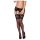 Obsessive 810-STO-1 - calze larghe in pizzo - nero