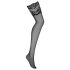 Obsessive 810-STO-1 - calze larghe in pizzo - nero