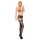 Obsessive S307 - completo reggicalze fiorato - nero (S-L)