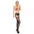 Obsessive S307 - completo con reggicalze nero a fiori (S-L)