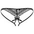 Obsessive Picantina - perizoma donna a doppia fascia (nero)