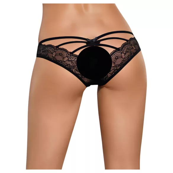 Obsessive Frivolla - piccante slip di pizzo donna - nero