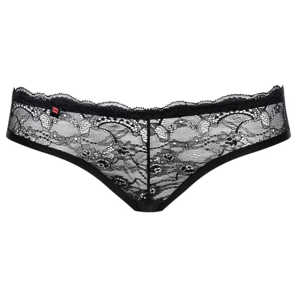 Obsessive Frivolla - piccante slip di pizzo donna - nero