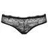 Obsessive Frivolla - piccante slip di pizzo donna - nero