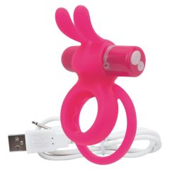  Anello Fallico Coniglietto Ricaricabile con Vibrazione - Screaming O Ohare (rosa)