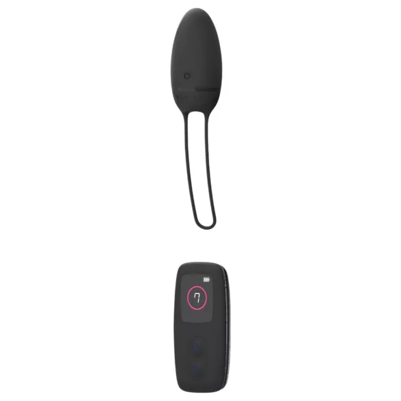 B SWISH Premium - ovetto vibrante radio a batteria ricaricabile e indossabile (nero)