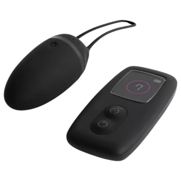 B SWISH Premium - ovetto vibrante radio a batteria ricaricabile e indossabile (nero)