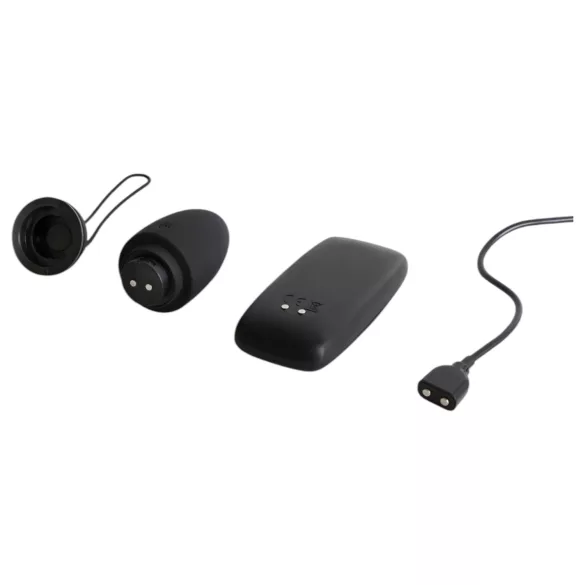 B SWISH Premium - ovetto vibrante radio a batteria ricaricabile e indossabile (nero)