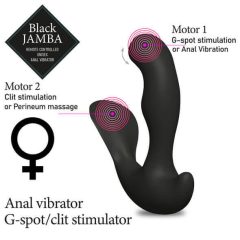   FEELZTOYS Jamba Nero - vibratore anale riscaldante e ricaricabile con telecomando (nero)