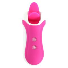   Vibratore Stimolatore Clitoride e Simulatore di Sesso Orale Clitella di FEELZTOYS - Ricaricabile e Rotante (Rosa)