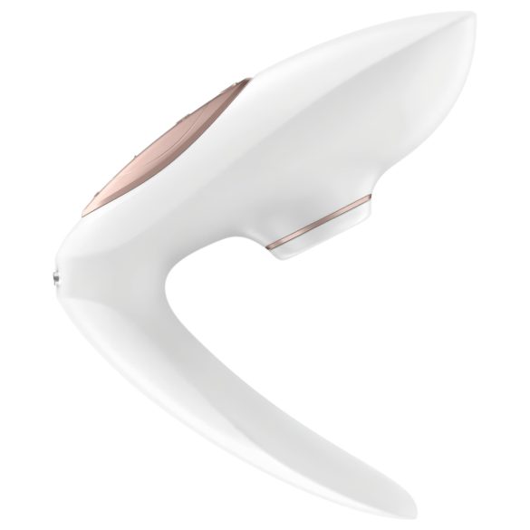 Satisfyer Pro 4 Coppie - vibratore a onde d'aria con batteria (bianco)