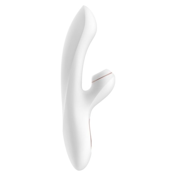 Satisfyer Pro+ Punto G - Stimolatore clitorideo e vibratore del punto G (bianco)