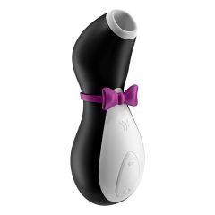  Satisfyer Penguin - stimolatore del clitoride impermeabile e a batteria (bianco e nero)
