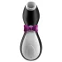 Satisfyer Penguin - stimolatore clitorideo ricaricabile e impermeabile (bianco-nero)