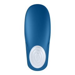 Satisfyer Doppia Balena - vibratore di coppia bimotore (blu)