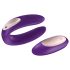 Satisfyer Double Plus Remote - vibratore di coppia ricaricabile (viola)