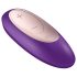 Satisfyer Double Plus Remote - vibratore di coppia ricaricabile (viola)