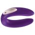 Satisfyer Double Plus Remote - vibratore di coppia ricaricabile (viola)