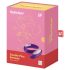 Satisfyer Double Plus Remote - vibratore di coppia ricaricabile (viola)