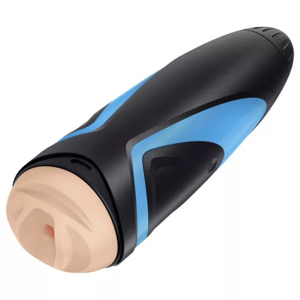 Satisfyer Men One - masturbatore succhiante - silicone blu nero