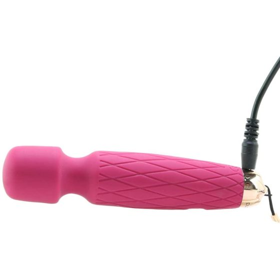 Bodywand Luxe - massaggiatore vibratore mini ricaricabile (rosa scuro)
