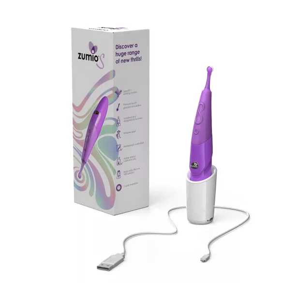 Zumio Soft - vibratore clitoride ricaricabile - silicone viola