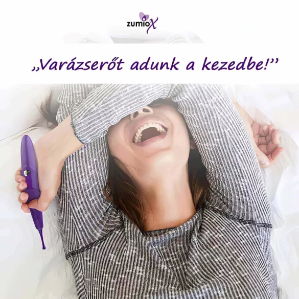 Zumio Soft - vibratore clitoride ricaricabile - silicone viola