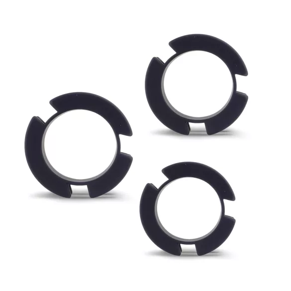 LOCK A WILLY - gabbia pene con lucchetto - silicone nero