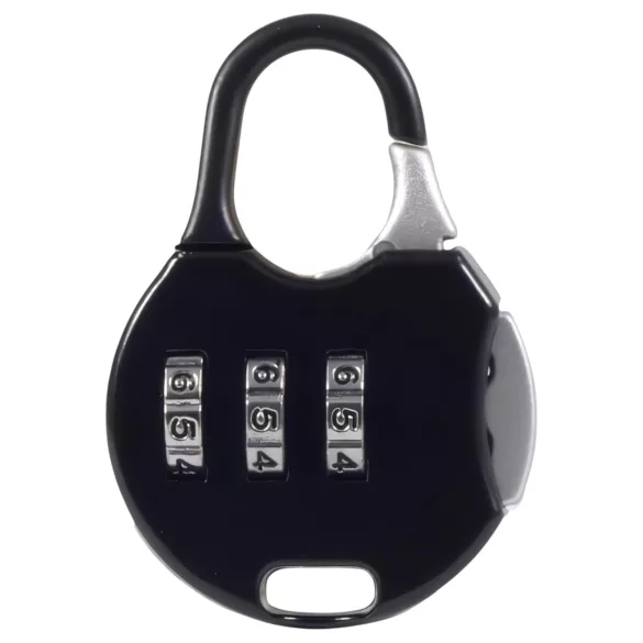 LOCK A WILLY - gabbia pene con lucchetto - silicone nero