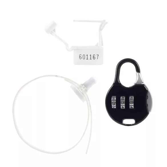 LOCK A WILLY - gabbia pene con lucchetto - silicone nero