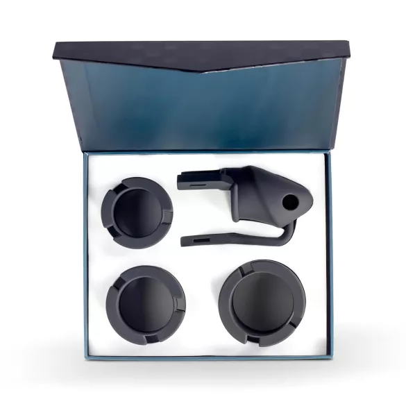 LOCK A WILLY - gabbia pene con lucchetto - silicone nero