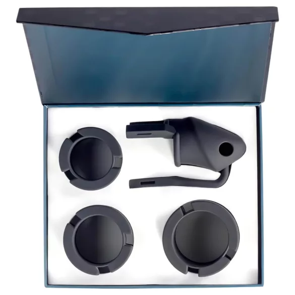 LOCK A WILLY - gabbia pene con lucchetto - silicone nero