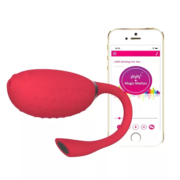 Magic Motion Fugu - vibratore a ovulo con telecomando - rosso
