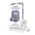 Screaming O - anello vibrante ricaricabile con stelle (trasparente)