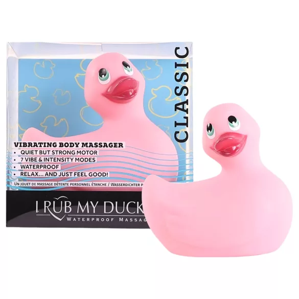 My Duckie 2.0 - vibratore clitoride impermeabile - silicone rosa