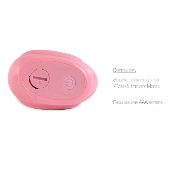 My Duckie 2.0 - vibratore clitoride impermeabile - silicone rosa