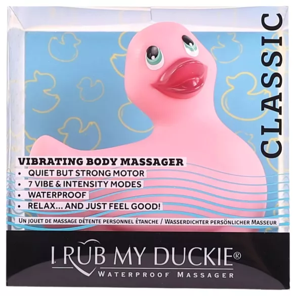 My Duckie 2.0 - vibratore clitoride impermeabile - silicone rosa
