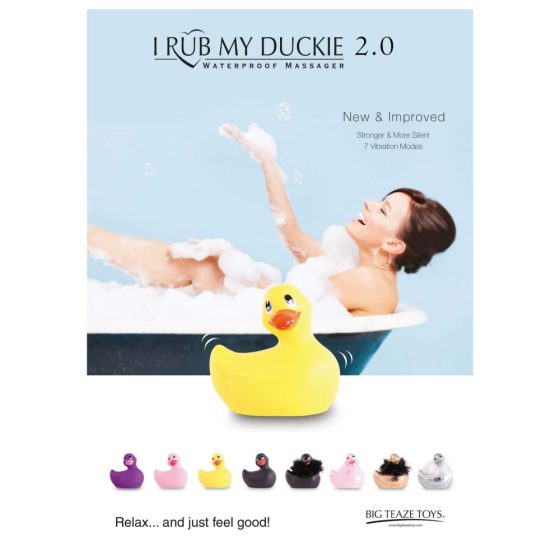Papera Vibrante per Clitoride My Duckie" 2.0 Impermeabile in Rosa"