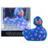 My Duckie Romance 2.0 - Vibratore impermeabile (blu-rosa)