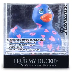   Anatroccolo Romantico 2.0 - vibratore per clitoride impermeabile (azzurro con cuori rosa)