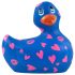 My Duckie Romance 2.0 - Vibratore impermeabile (blu-rosa)