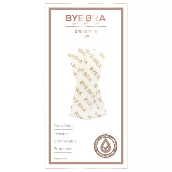 Bye Bra - nastro biadesivo per abiti - confezione da 20 pezzi