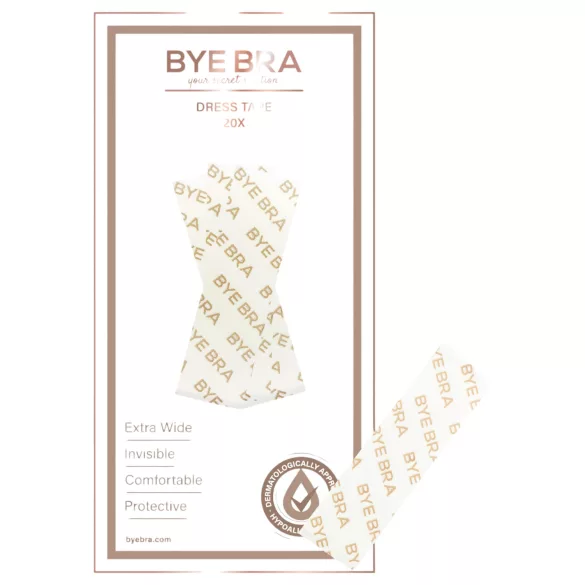 Bye Bra - nastro biadesivo per abiti - confezione da 20 pezzi