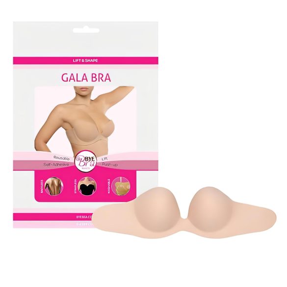 Bye Bra Gala B - reggiseno push-up invisibile (nude)