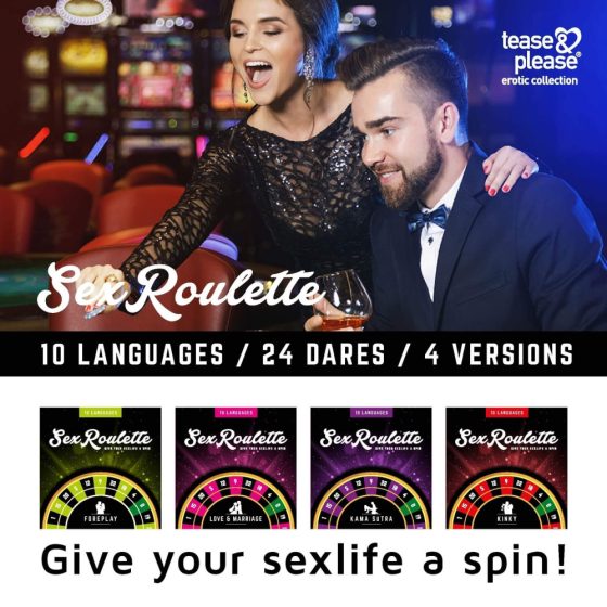 Roulette del Sesso Kama Sutra - gioco erotico di società (in 10 lingue)