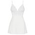 Obsessive 810-BAB-2 - babydoll in pizzo e perizoma (bianco) - L/XL