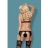 Obsessive 810-SEG-1 - completo intimo in pizzo (nero) - L/XL