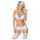 Obsessive 810-SEG-2 - completo intimo in pizzo (bianco) - L/XL